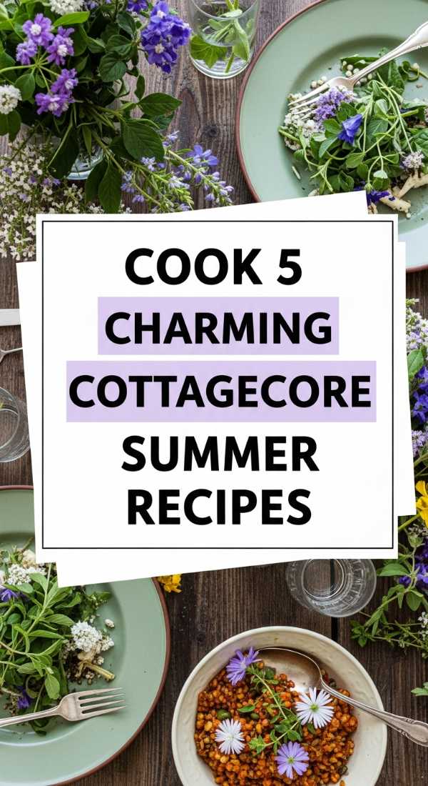 Cook 5 Charming Cottagecore Summer Recipes 6a070b52258c9