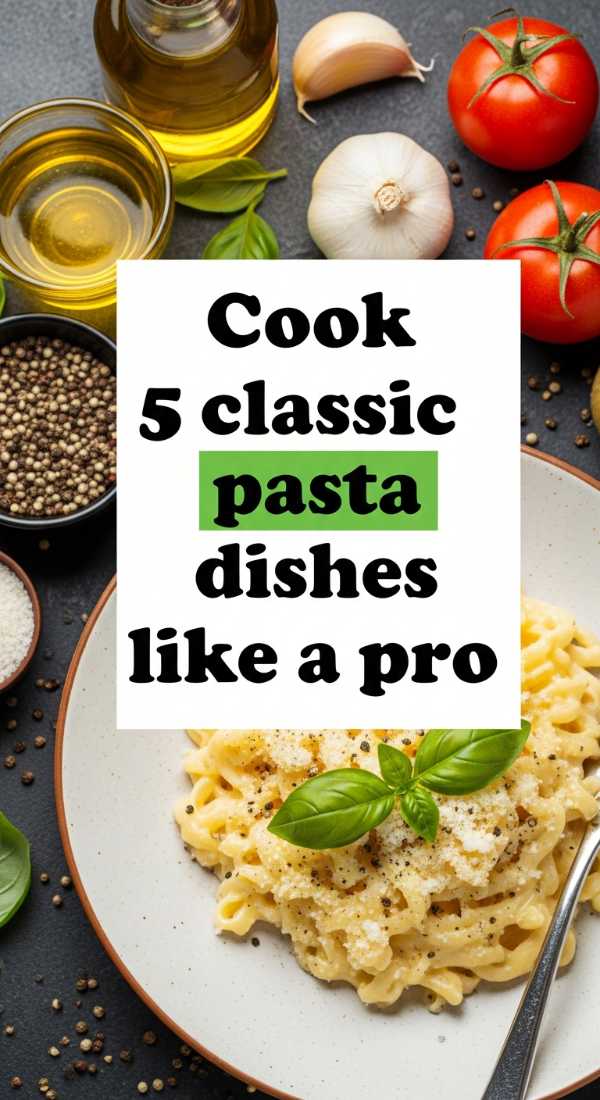Cook 5 Classic Pasta Dishes Like A Pro 6a1098ad1817c