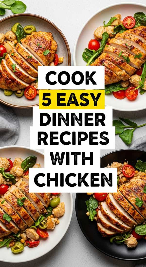 Cook 5 Easy Dinner Recipes With Chicken 69f59f77a7059