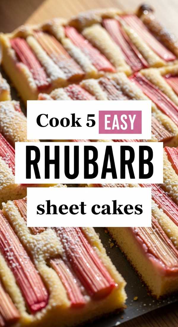 Cook 5 Easy Rhubarb Sheet Cakes 69fd8cbfae201