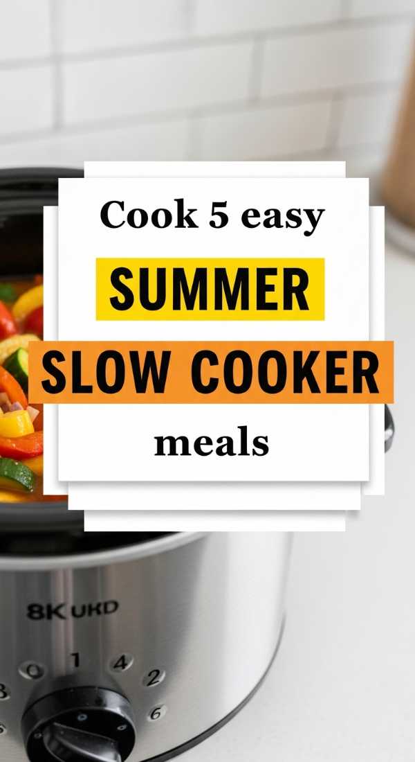 The Summer Kitchen Handbook: Keeping It Cool While Cooking Hot Cook 5 Easy Summer Slow Cooker Meals 6a0703b3ee08c