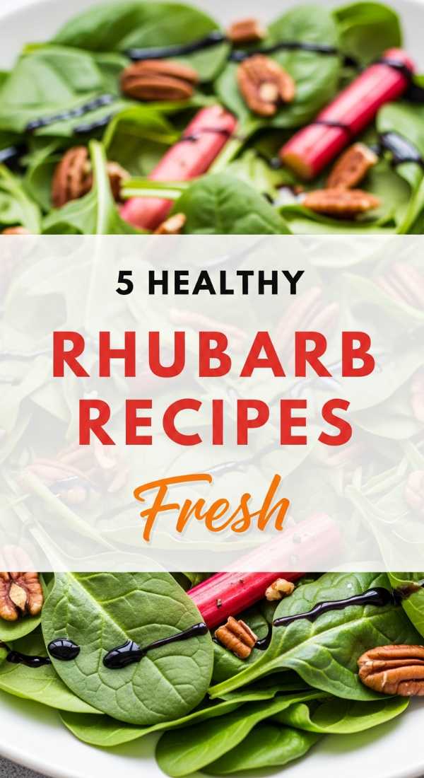 Cook 5 Healthy Rhubarb Recipes For Your Family 69f4514bda528