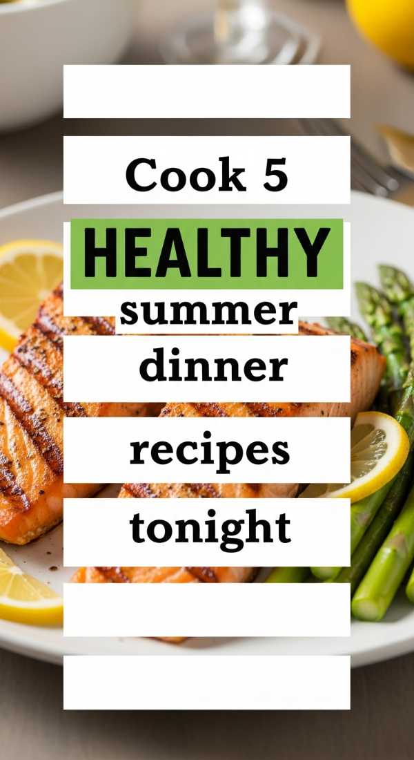 Zest and Sizzle: A Blogger's Guide to the Summer Flavor Extravaganza Cook 5 Healthy Summer Dinner Recipes Tonight 6a10d081edc56
