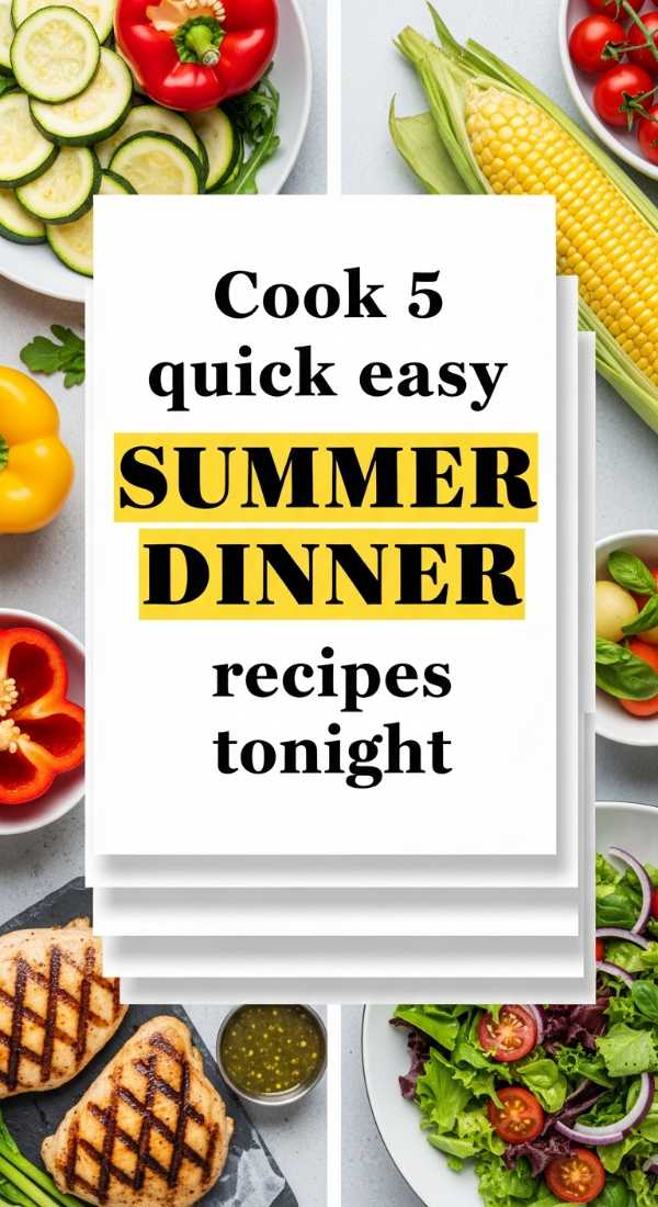 Cook 5 Quick Easy Summer Dinner Recipes Tonight 6a06bdea99a2c