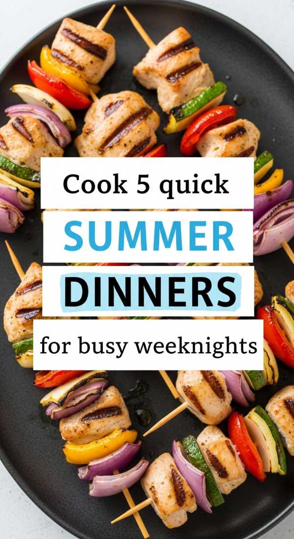 Cook 5 Quick Summer Dinners For Busy Weeknights 6a06c546be262