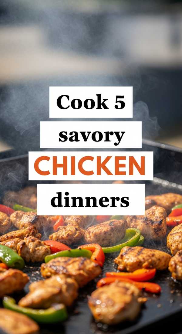 Cook 5 Savory Chicken Blackstone Dinners 6a06bdc8d34c5