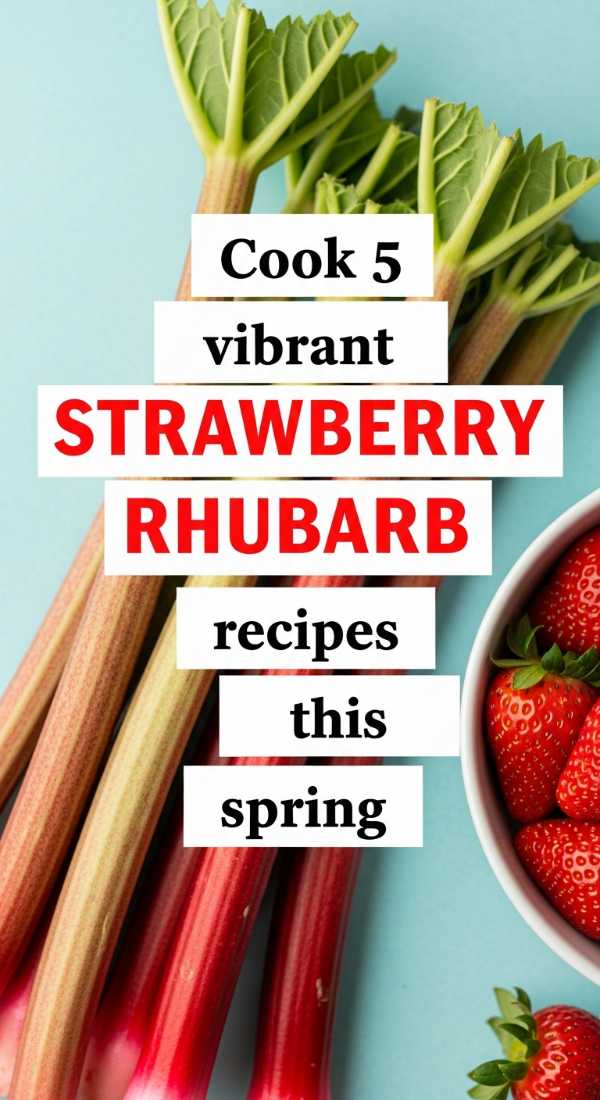 Cook 5 Vibrant Strawberry Rhubarb Recipes This Spring 69fd8a939b4f5