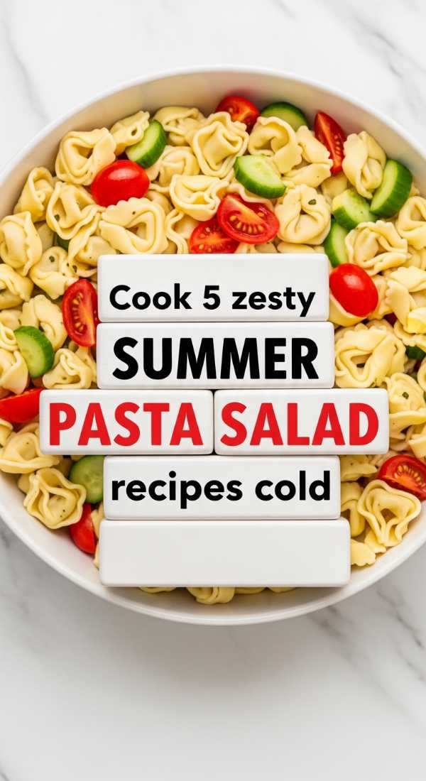 Cook 5 Zesty Summer Pasta Salad Recipes Cold 6a06cdc738227