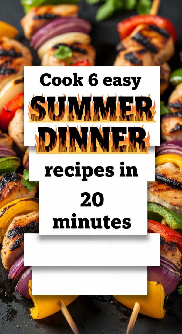 Cook 6 Easy Summer Dinner Recipes In 20 Minutes 6a06bc5ad9dc8