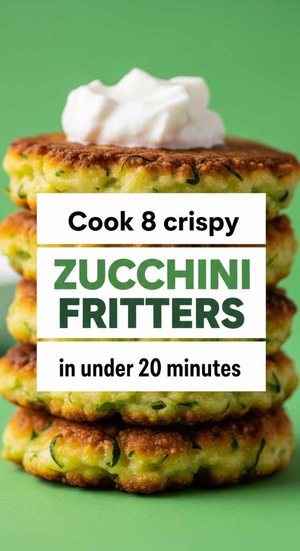 Cook 8 Crispy Zucchini Fritters In Under 20 Minutes 69fd8aab40267
