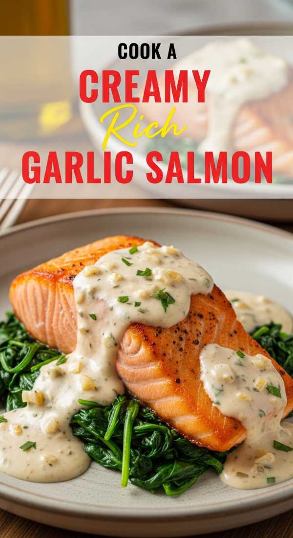 From Pan-Seared to Poached: 50+ Salmon Recipes You’ll Love Cook A Creamy Garlic Salmon In 15 Minutes 6a14963ff40c3