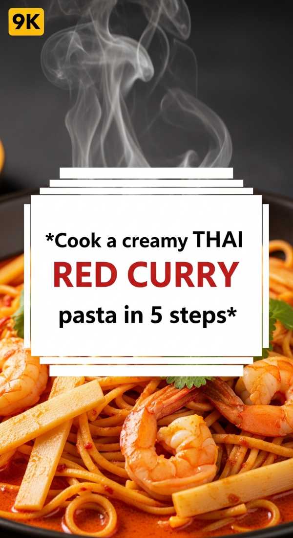 From Bangkok to Bologna: Irresistible Thai Fusion Pasta Masterpieces Cook A Creamy Thai Red Curry Pasta In 5 Steps 6a10a0a704c72