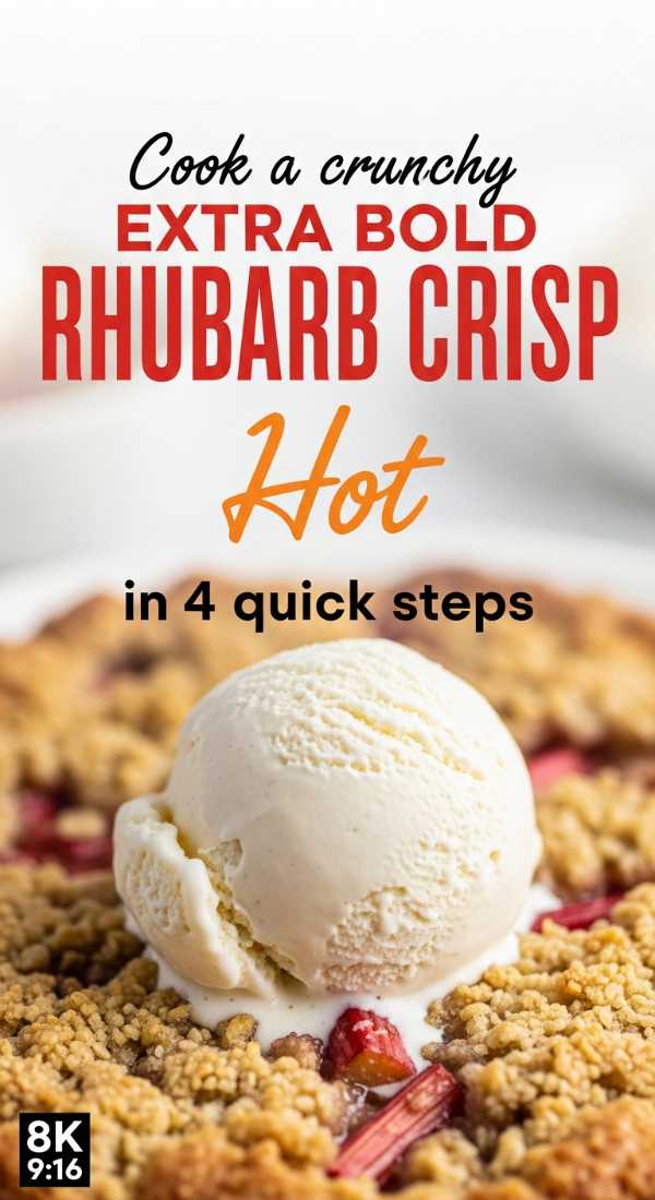 Cook A Crunchy Rhubarb Crisp In 4 Quick Steps 69f86363090d0