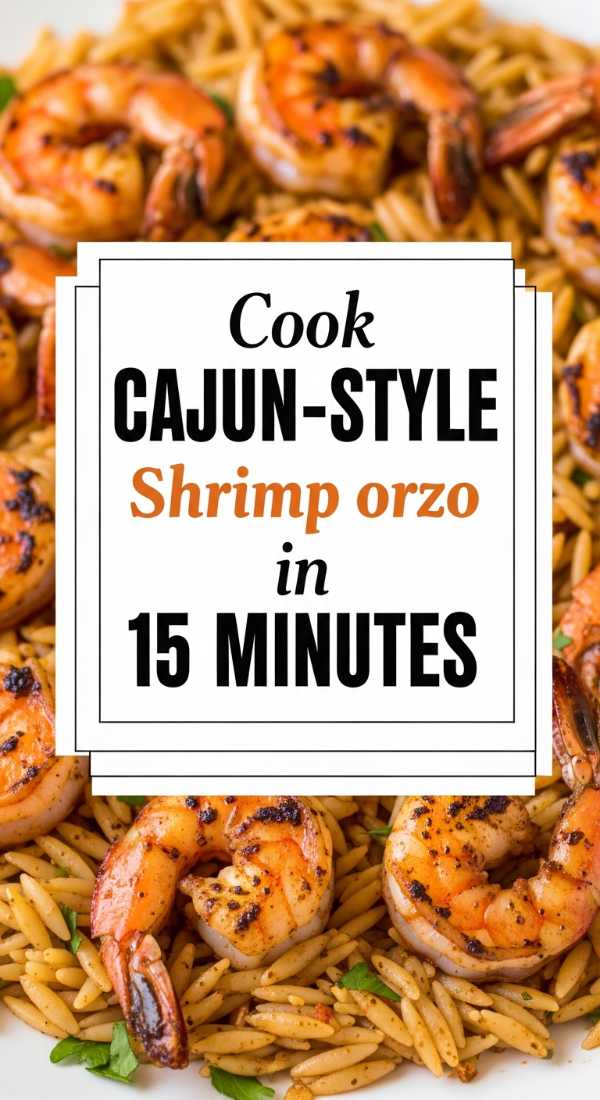 Cook Cajun Style Shrimp Orzo In 15 Minutes 69f47a0876a4e