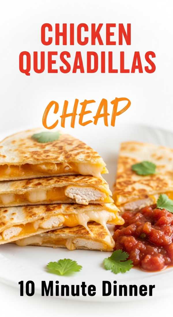 Cook Cheap Fast Dinner Chicken Quesadillas In 10 Minutes 6a044aea4f4e9