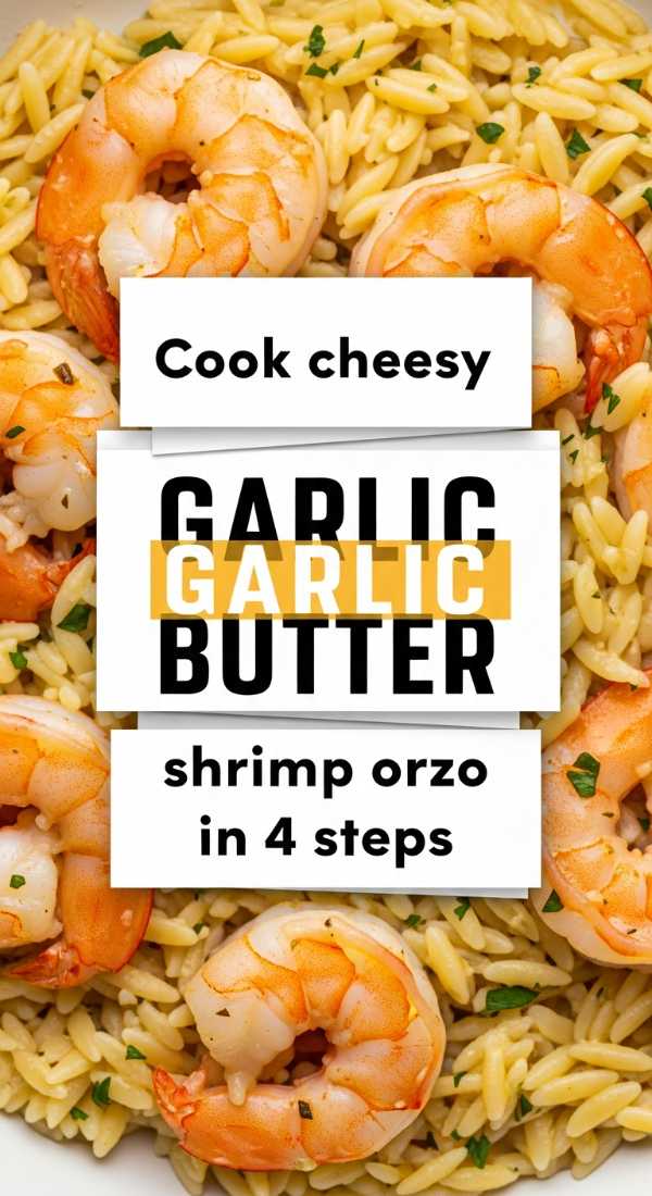 Cook Cheesy Garlic Butter Shrimp Orzo In 4 Steps 69f47b4141378