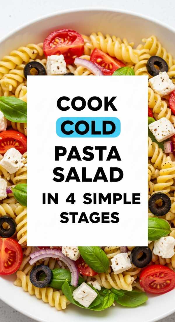 Cook Cold Pasta Salad In 4 Simple Stages 6a10964747d67