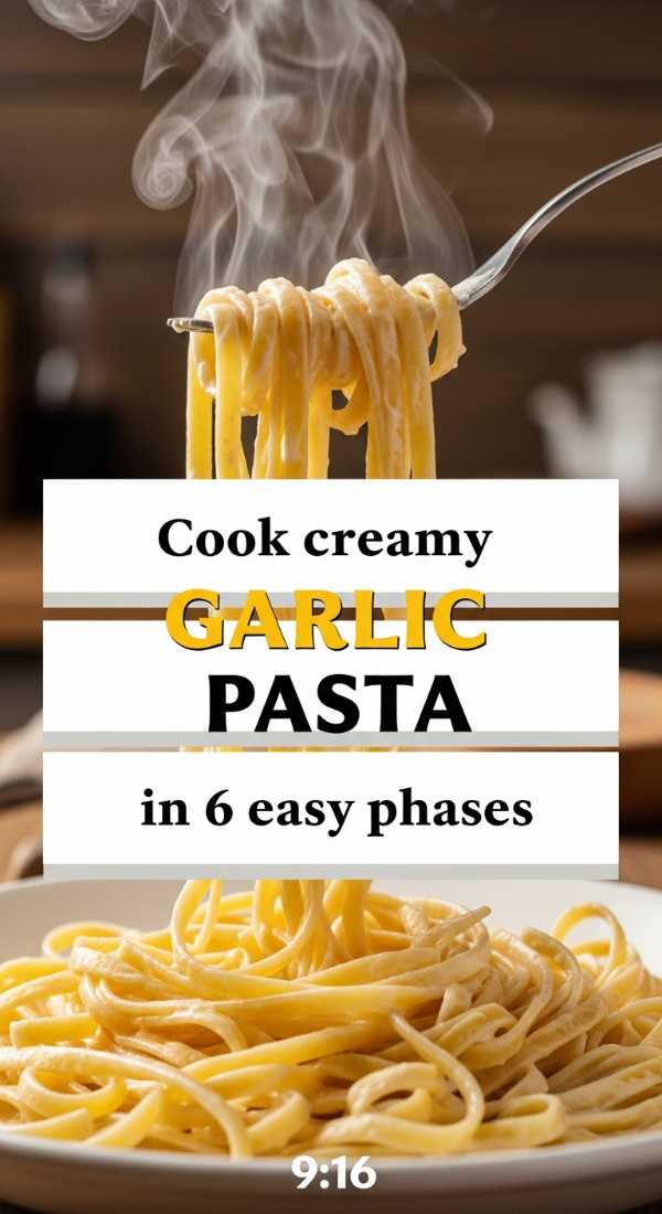 Cook Creamy Garlic Pasta In 6 Easy Phases 6a1097cd2cd08