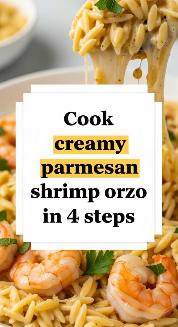 Cook Creamy Parmesan Shrimp Orzo In 4 Steps 69f47b3f1e607