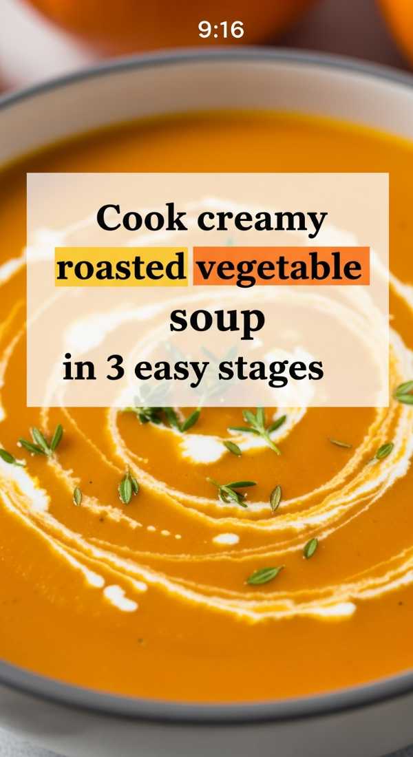 The Crispy Bible: Master the Technique of Roasting Every Vegetable Cook Creamy Roasted Vegetable Soup In 3 Easy Stages 6a142ea5bf296