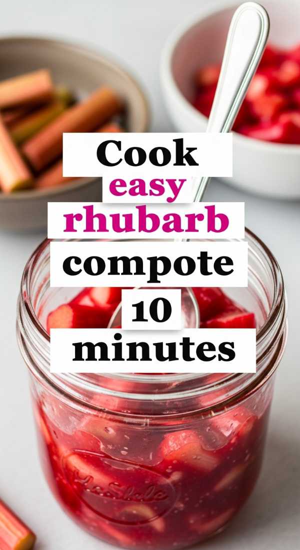 Sweet & Tangy Perfection: The Ultimate Strawberry Rhubarb Dessert Guide Cook Easy Rhubarb Compote In 10 Minutes 69fd8c9fc6f86