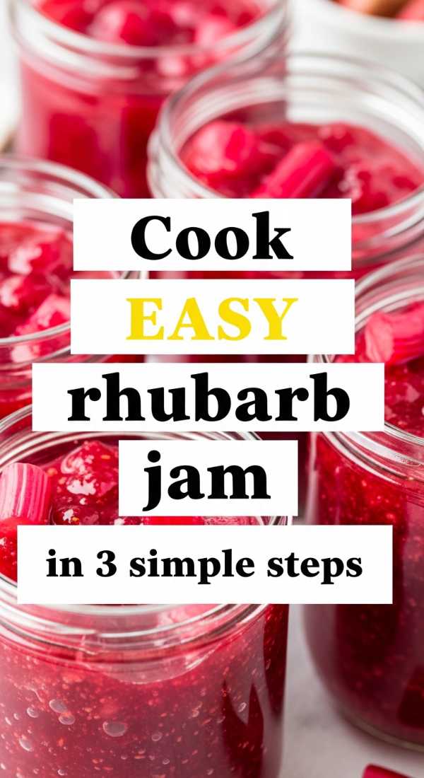 Cook Easy Rhubarb Jam In 3 Simple Steps 69f5acce42821