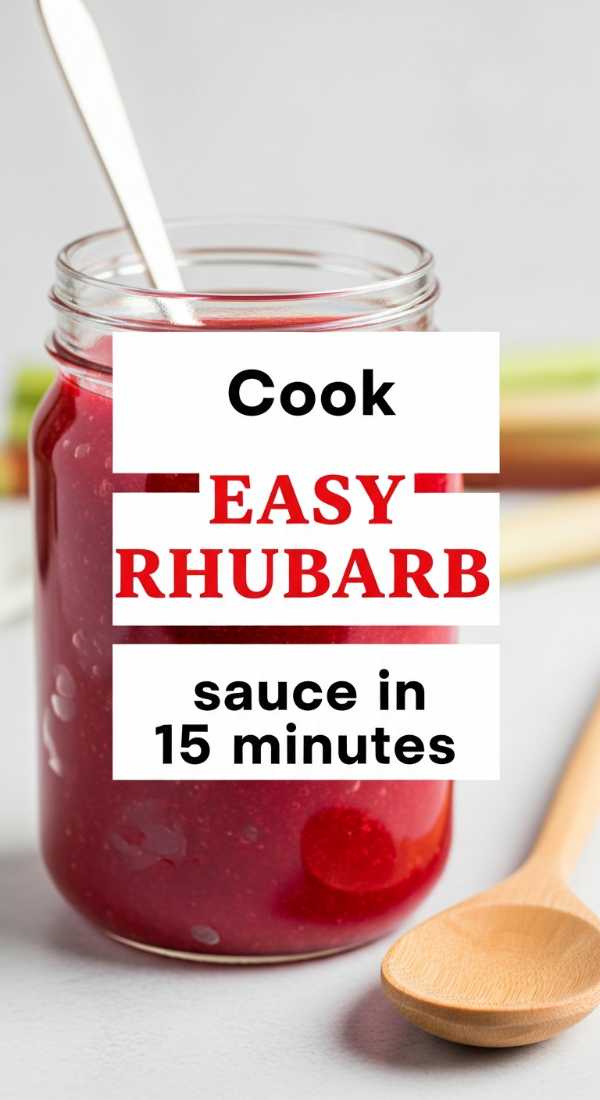 Cook Easy Rhubarb Sauce In 15 Minutes 69fd8cbd36964