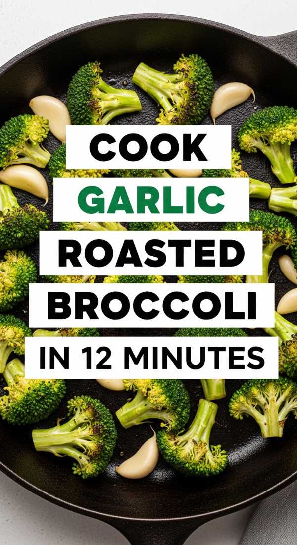 Cook Garlic Roasted Broccoli In 12 Minutes 6a1098ce6a2cc