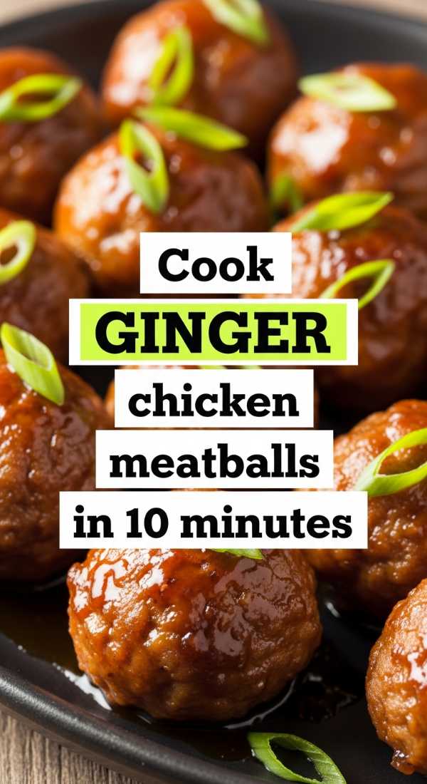 Cook Ginger Chicken Meatballs In 10 Minutes 69fd8a9b0cb3e