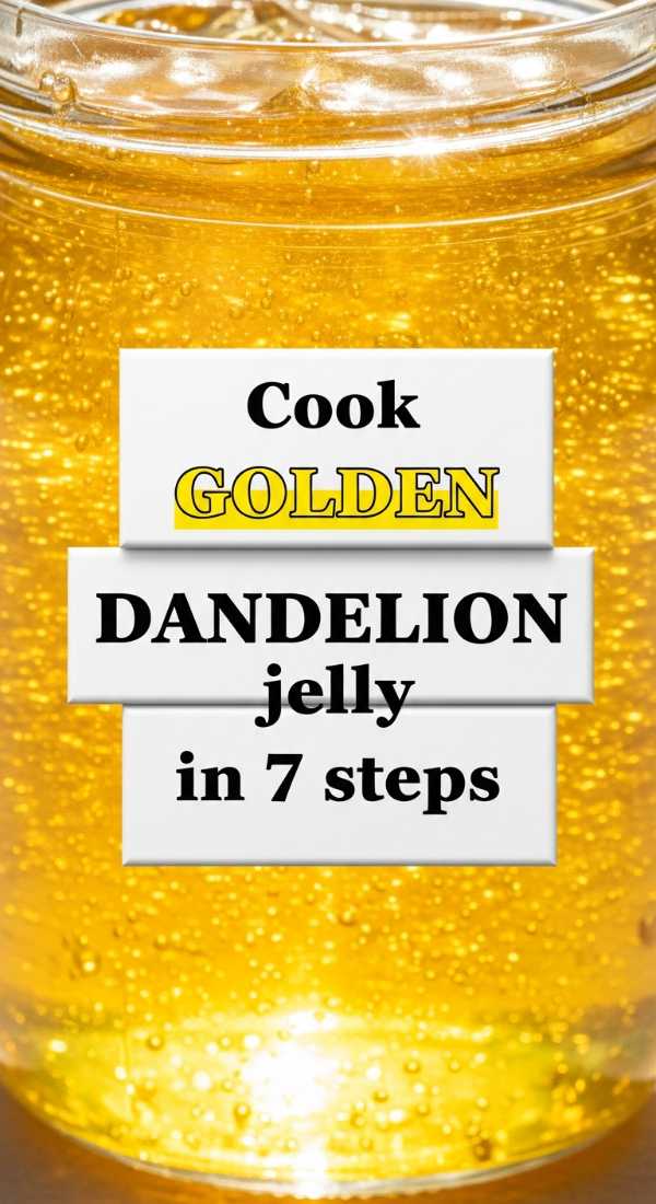 Cook Golden Dandelion Jelly In 7 Steps 69f6f4b3edb8d