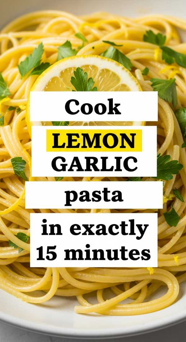 Cook Lemon Garlic Pasta In Exactly 15 Minutes 6a04238938082