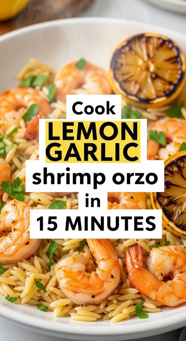 Cook Lemon Garlic Shrimp Orzo In 15 Minutes 69fc17507a8ec