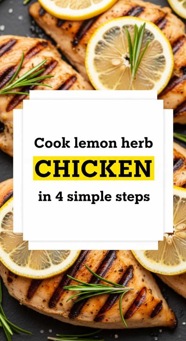 Cook Lemon Herb Chicken In 4 Simple Steps 69f6f4b680db0
