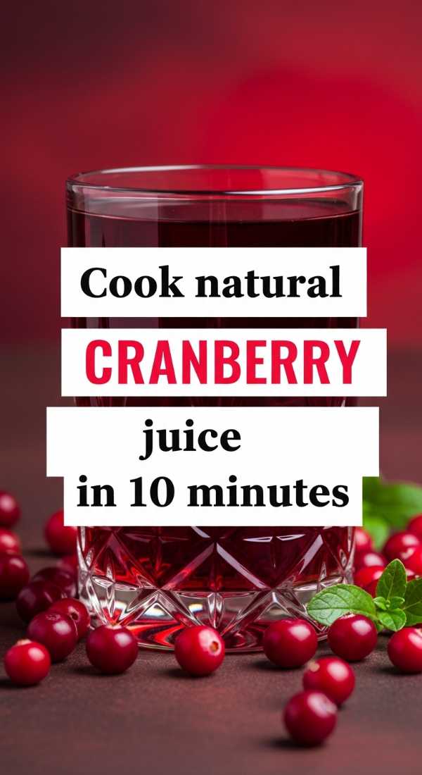Cook Natural Cranberry Juice In 10 Minutes 69fc190c4d572