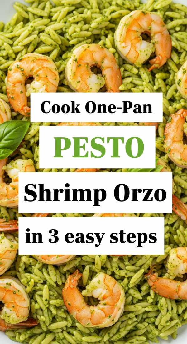Cook One Pan Pesto Shrimp Orzo In 3 Easy Steps 69f5acd6d6feb