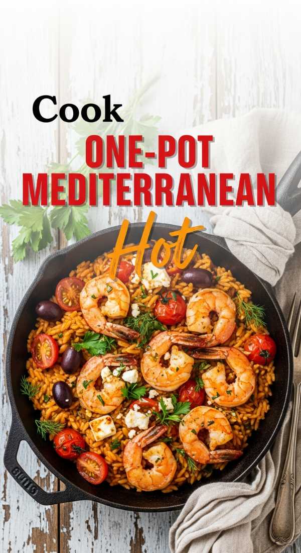 Cook One Pot Mediterranean Shrimp And Orzo In 20 Minutes 69f721fc27626