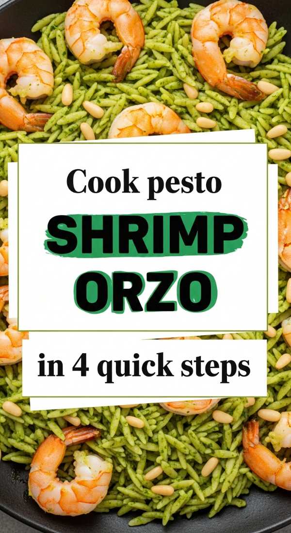 Cook Pesto Shrimp Orzo In 4 Quick Steps 6a017db9b5459