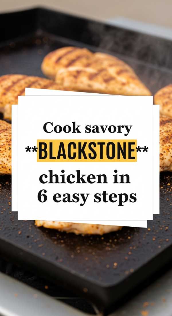 Cook Savory Blackstone Chicken In 6 Easy Steps 6a06fe96a7d59