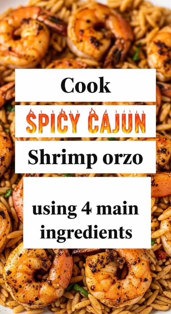 Cook Spicy Cajun Shrimp Orzo Using 4 Main Ingredients 6a001aa4e4fea