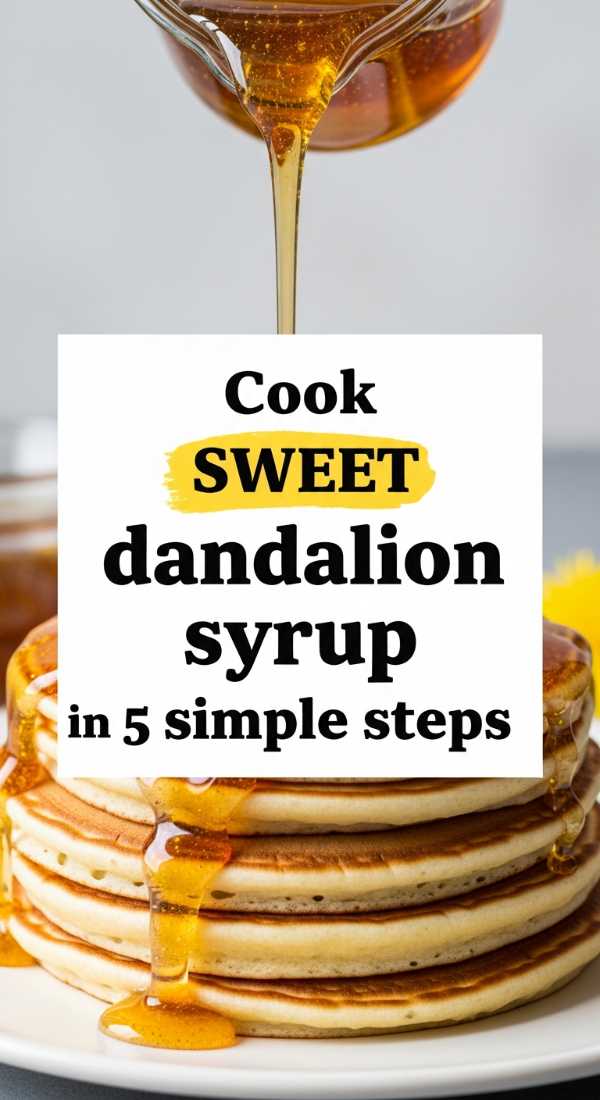 Cook Sweet Dandelion Syrup In 5 Simple Steps 69fd88b148822