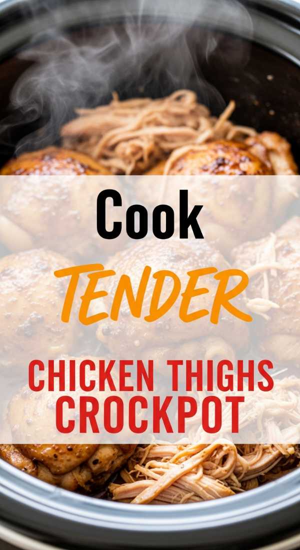 The Secret to Succulent Poultry: A Deep Dive into Thighs & Legs Cook Tender Chicken Thighs Crockpot In 3 Steps 6a14965c5dc8b