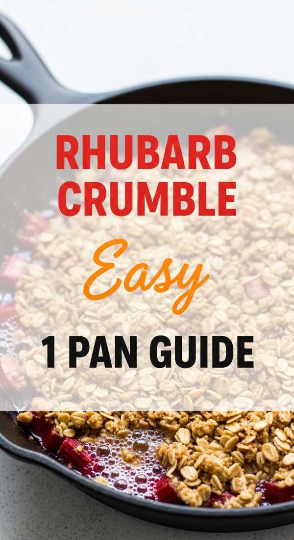 10 Irresistible Rhubarb & Strawberry Recipes for Your Spring Baking Cook The Perfect Rhubarb Crumble In 1 Pan 6a00251250b70