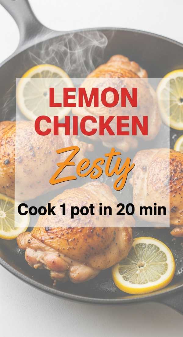 Cook Your 1 Pot Zesty Lemon Chicken In 20 Minutes 6a00269f76547
