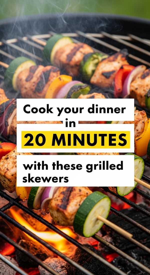 Cook Your Dinner In 20 Minutes With These Grilled Skewers 6a06e6cd88475