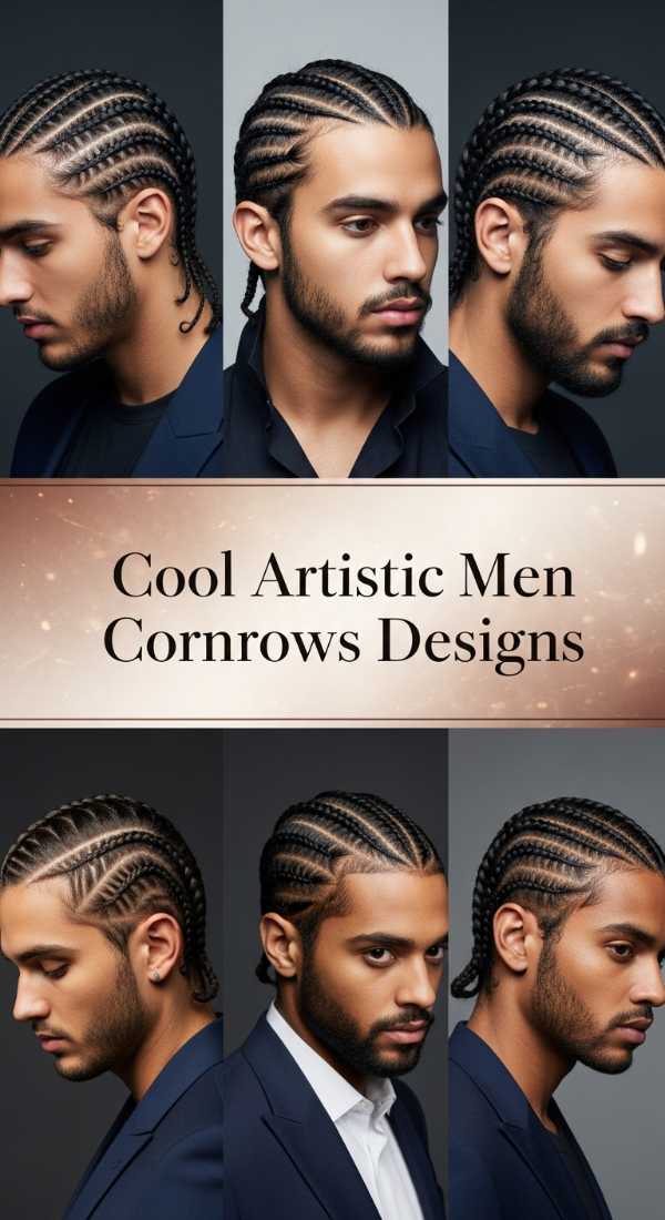 Cool Artistic Men Cornrows Designs 69f8e25a67a76