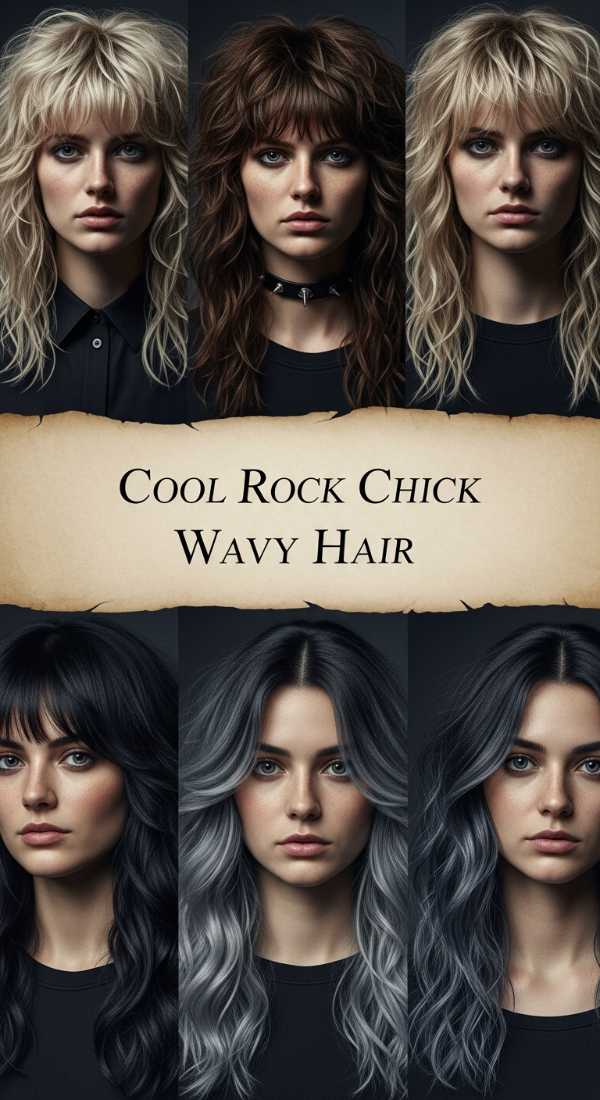 Cool Rock Chick Wavy Hair 6a141dc95f605