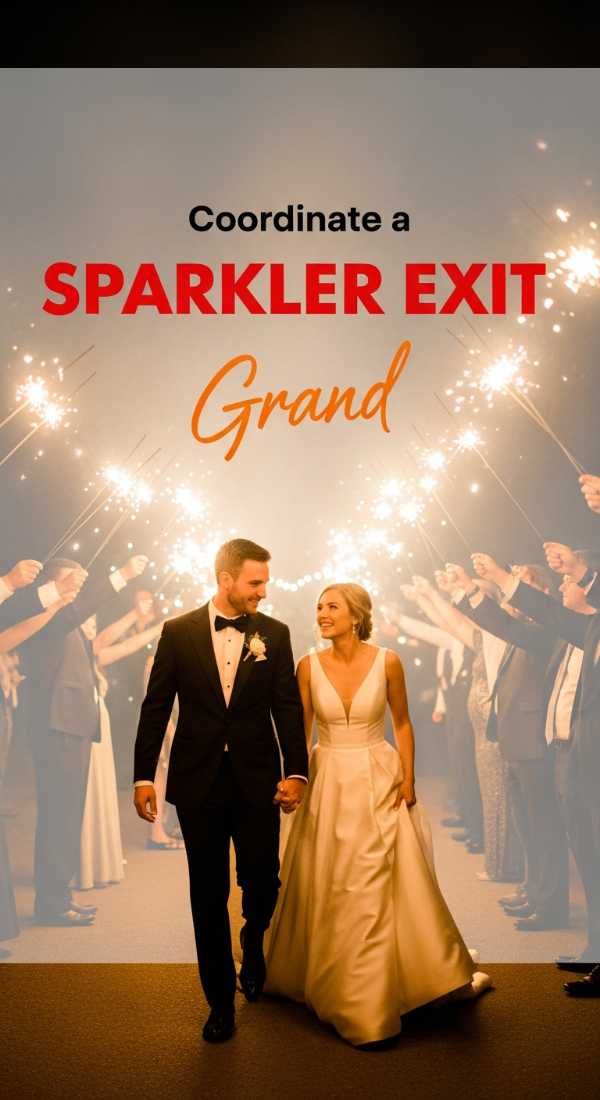 Coordinate A Sparkler Exit In 3 Simple Steps 6a0dc163d91fc