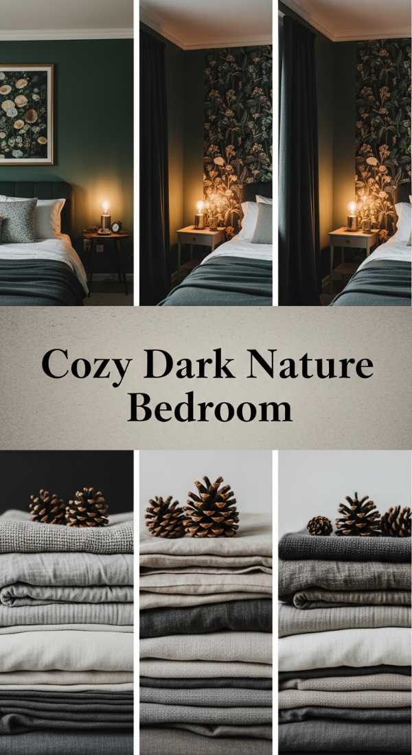Cozy Dark Nature Bedroom 6a1b0c52c6c13