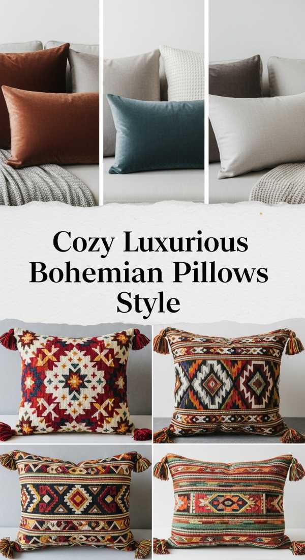 Cozy Luxurious Bohemian Pillows Style 6a0ea15e9ca28