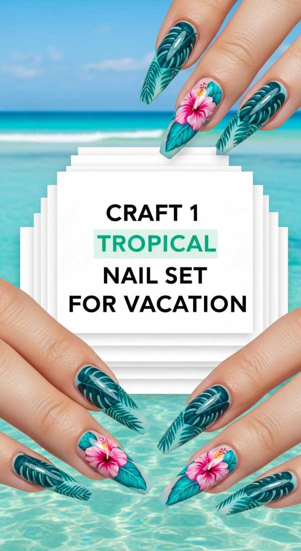 Next-Gen Nails: Everything You Need to Know About 2026 Nail Art Trends Craft 1 Tropical Nail Set For Vacation 6a03312d596bf